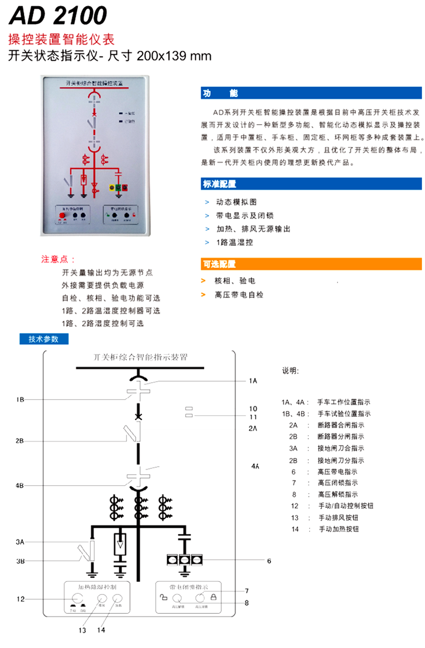 操控装置智能仪表