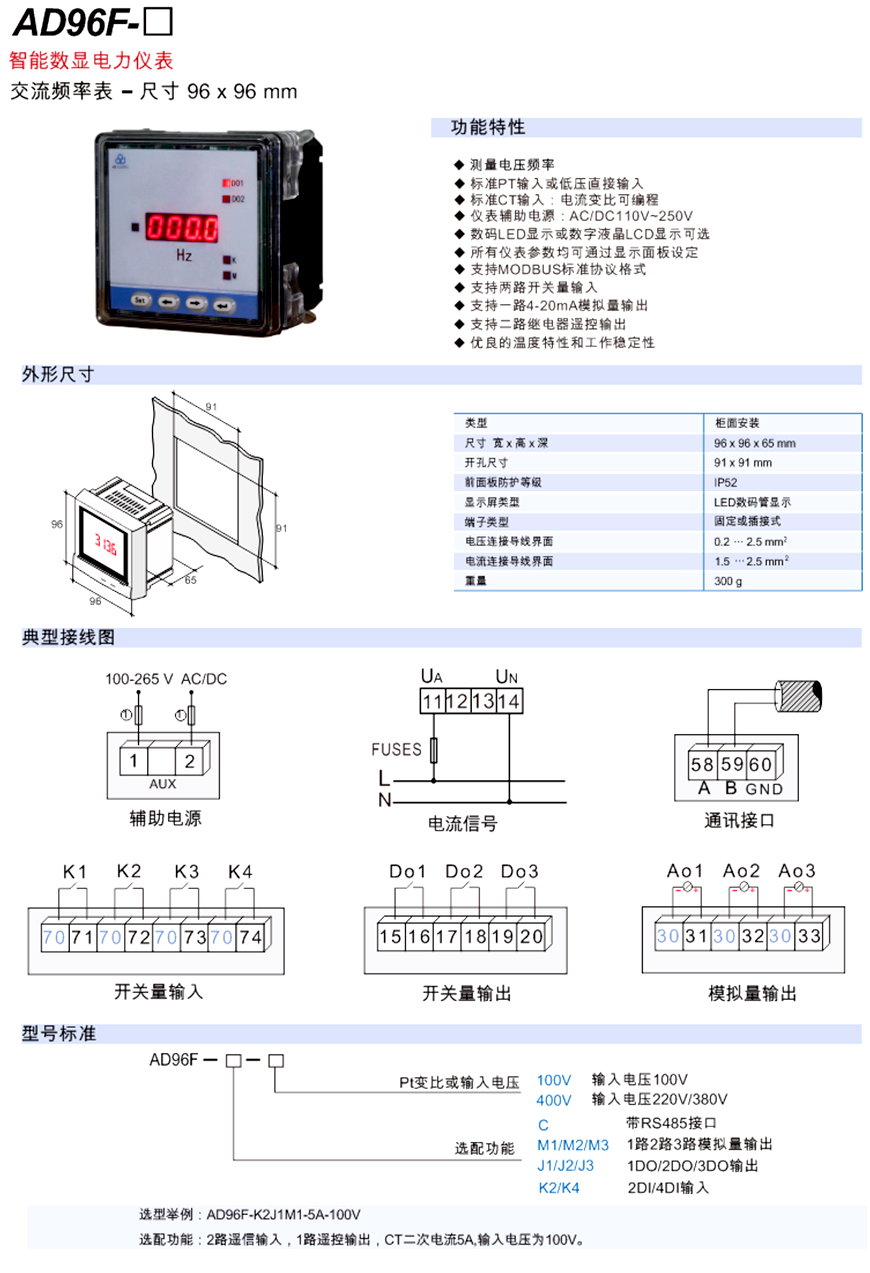 频率表