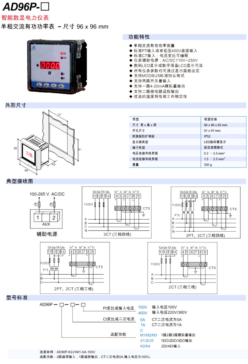 有功功率表