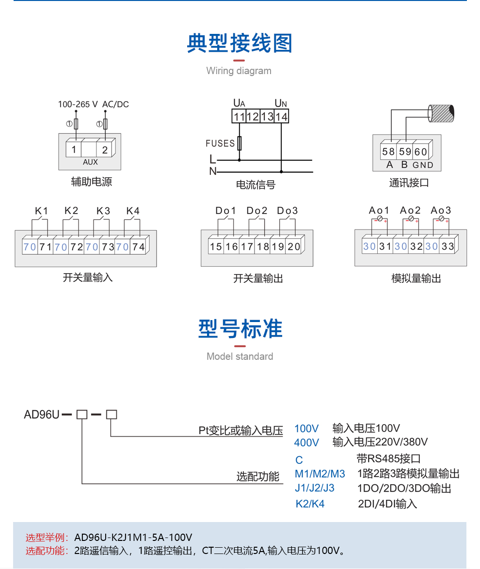 智能数显电力仪表