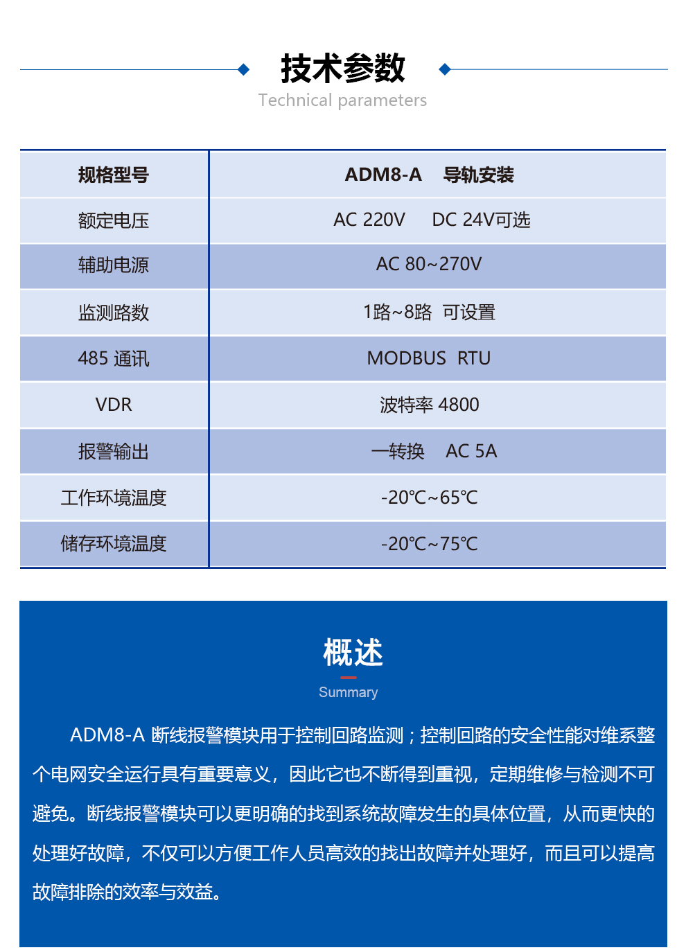 断线报警模块