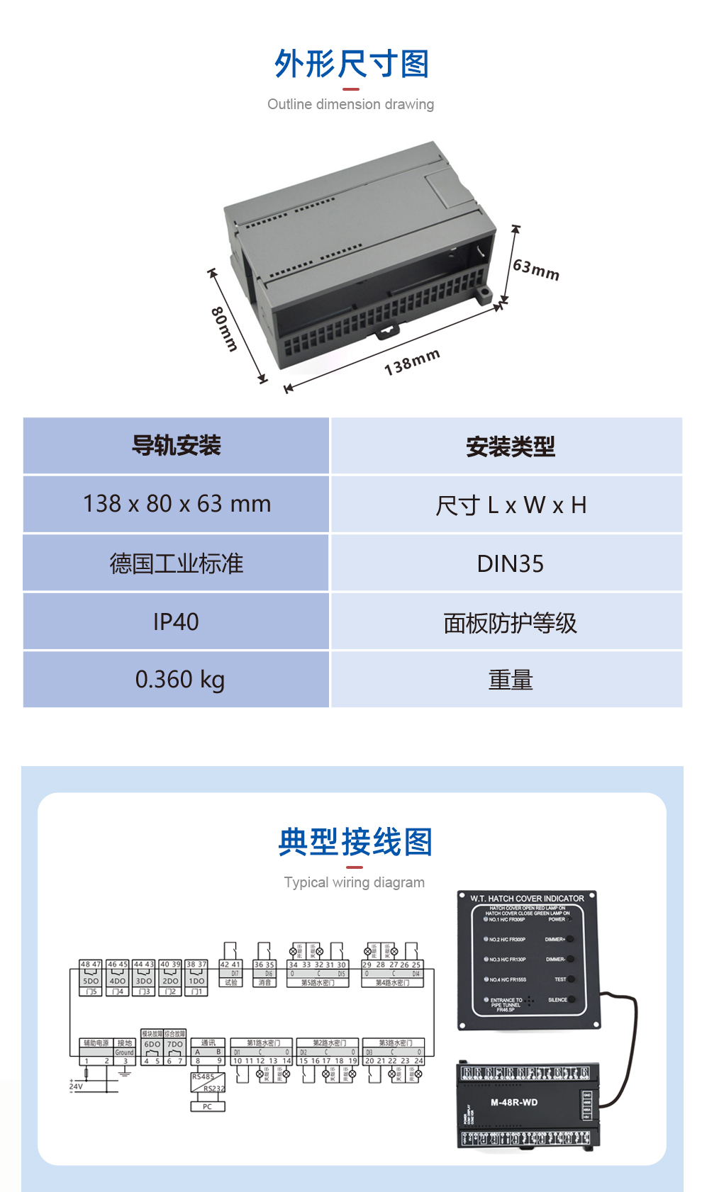 水密门监测模块