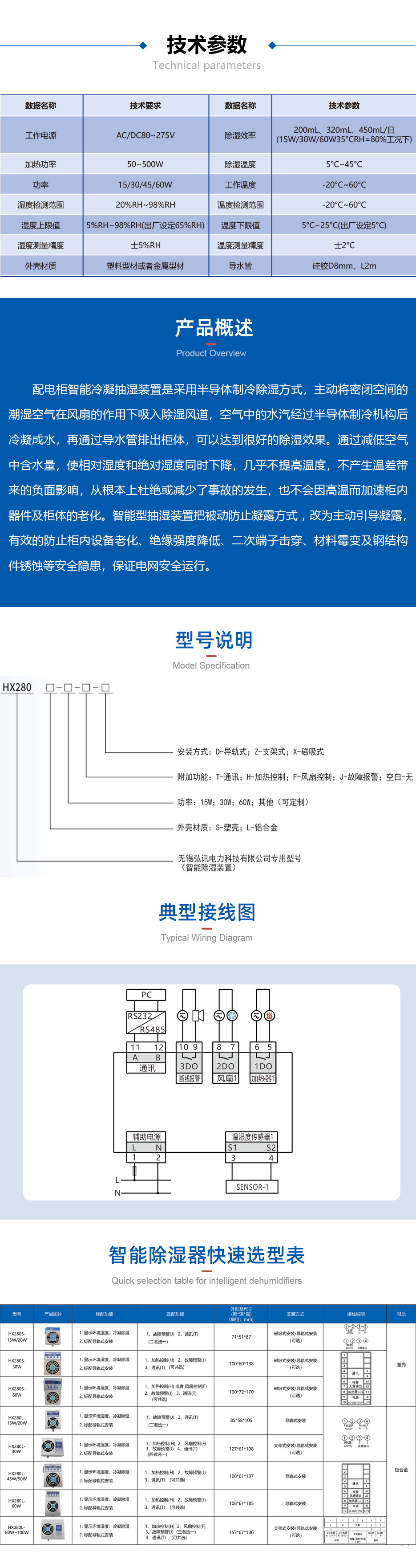 智能除湿装置